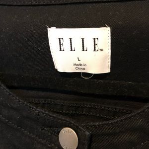 Elle Jackets & Coats - LIKE NEW | Elle Scoop Neck Black Denim Jacket Elle Jackets & Coats - LIKE NEW | Elle Scoop Neck Black Denim Jacket